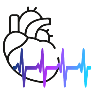 hart met normale hartslag