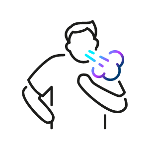 man die rent en kortademig is