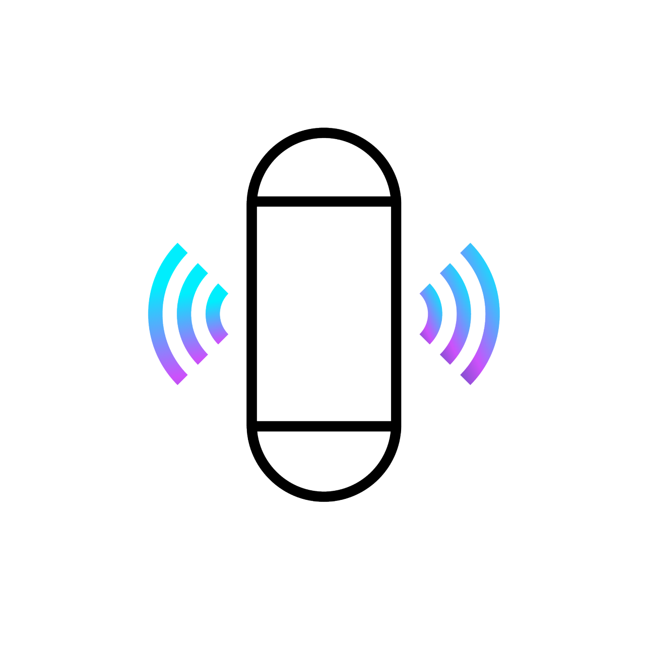 pictogram dat een implanteerbare hartmonitor vertegenwoordigt